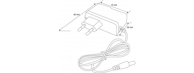 NEOSTAR Stecker-Netzteil 12V DC, 1A (12 Watt)