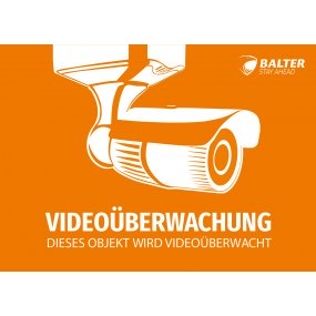 Warnschild Videoüberwachung, 148 x 104 mm Warnschild Videoüberwachung, 148 x 104 mm
