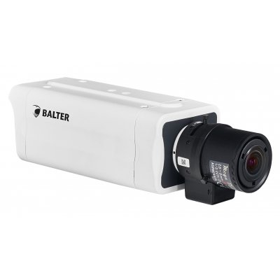 BALTER 4.0MP Box-Kamera, 2592x1520p, WDR 120dB, H.265, Videoanalyse, microSD, Alarm IO, PoE/12V DC BALTER 4.0MP Box-Kamera, 2592x1520p, WDR 120dB, H.265, Videoanalyse, microSD, Alarm IO, PoE/12V DC